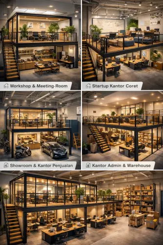 Mezzanine Ruang Kantor di Jakarta Timur