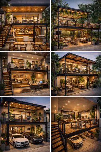 Mezannine Cafe Modern di Jakarta Timur